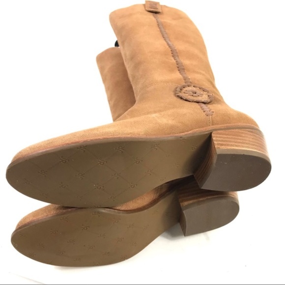 New! Jack Rogers Oak Sawyer Cognac Suede Boots 5.5 - Picture 7 of 8
